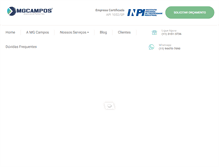 Tablet Screenshot of mgcampos.com.br